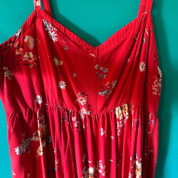 Torrid 3X red spaghetti strap dress - Picture 3 of 7